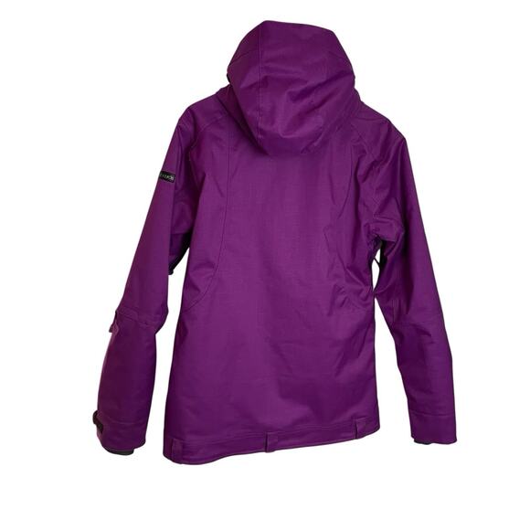 Ride Snowboards Cappel Ski Snowboard Jacket Womens M Purple Hooded Winter Parka - Picture 2 of 13